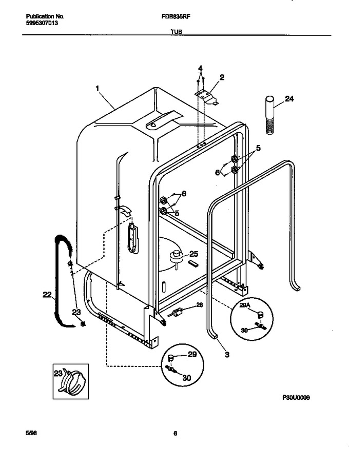 Diagram for FDB835RFS0