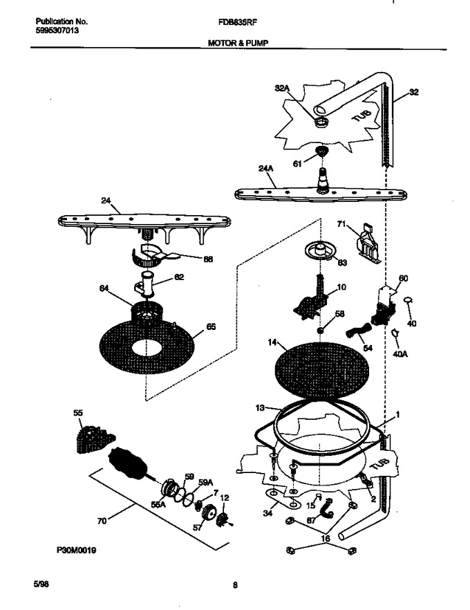 Diagram for FDB835RFB0
