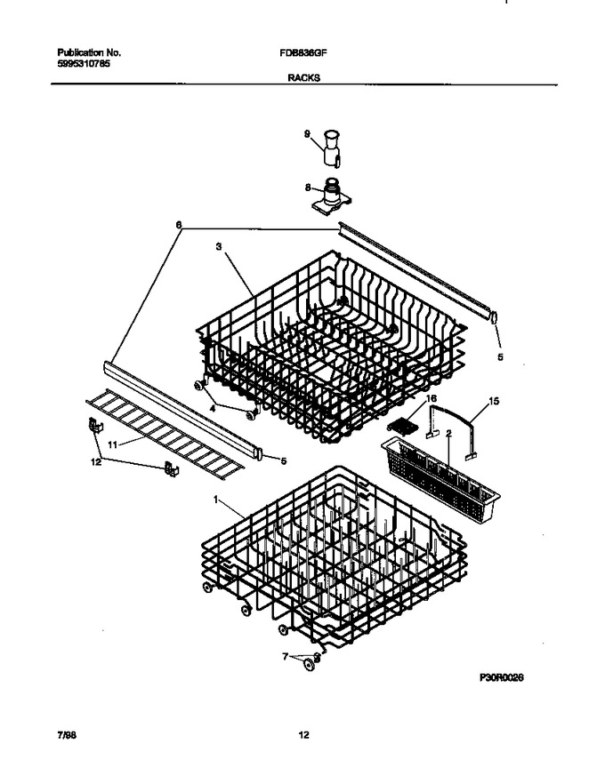 Diagram for FDB836GFB3