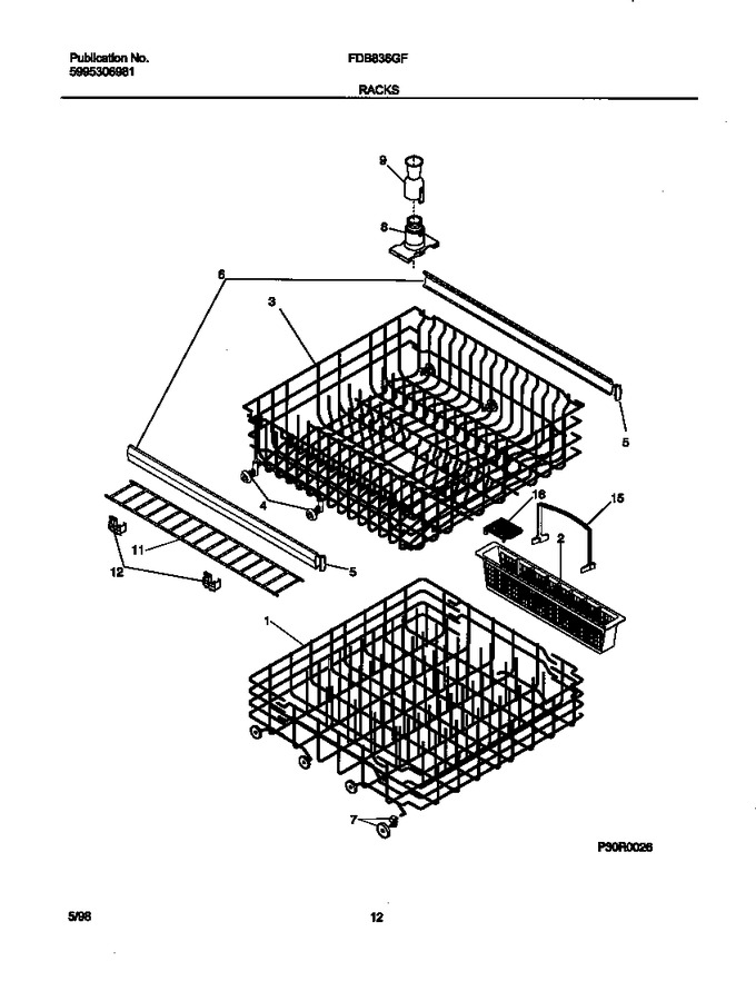Diagram for FDB836GFB4