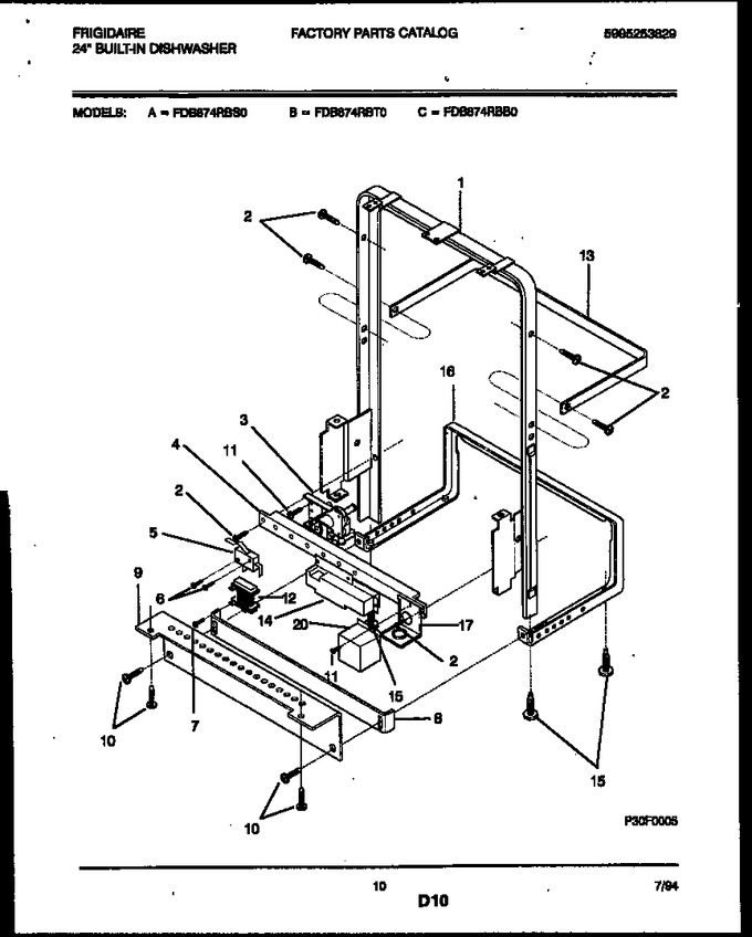 Diagram for FDB874RBS0