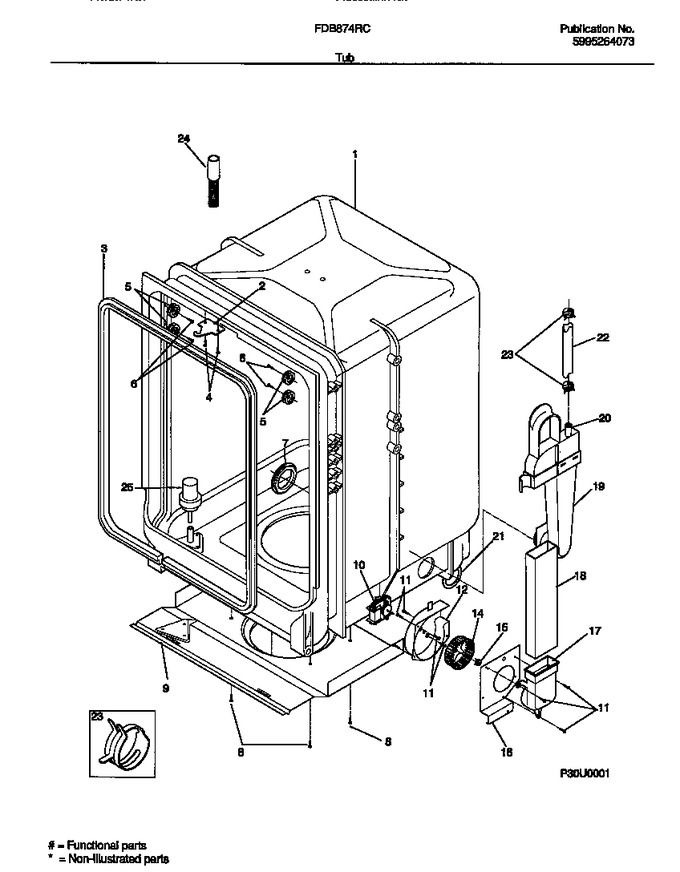 Diagram for FDB874RCS0