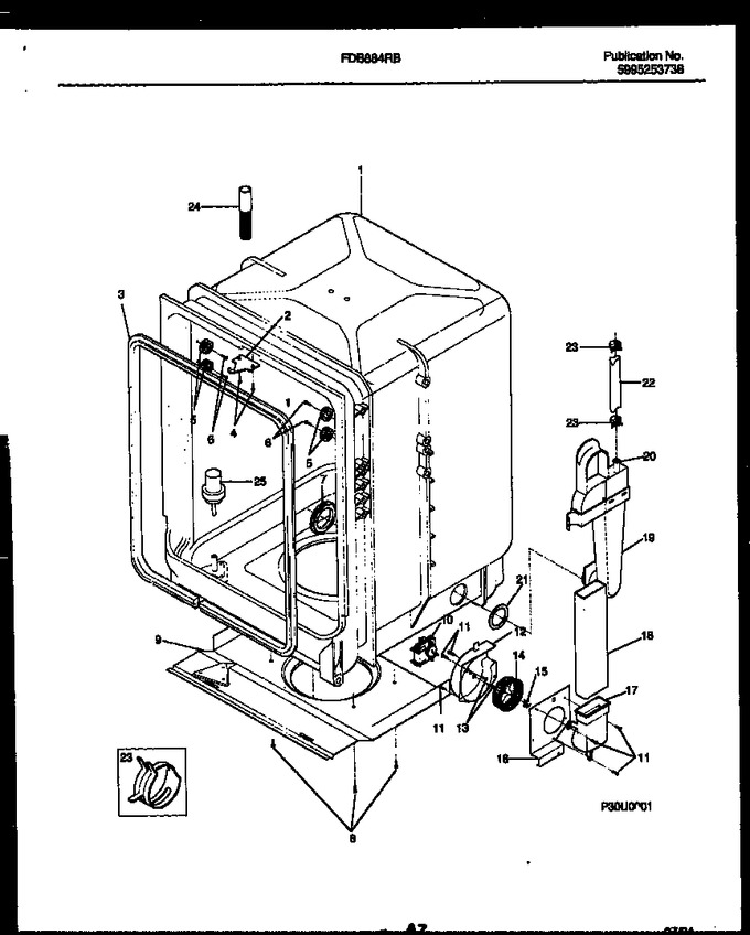Diagram for FDB884RBS0