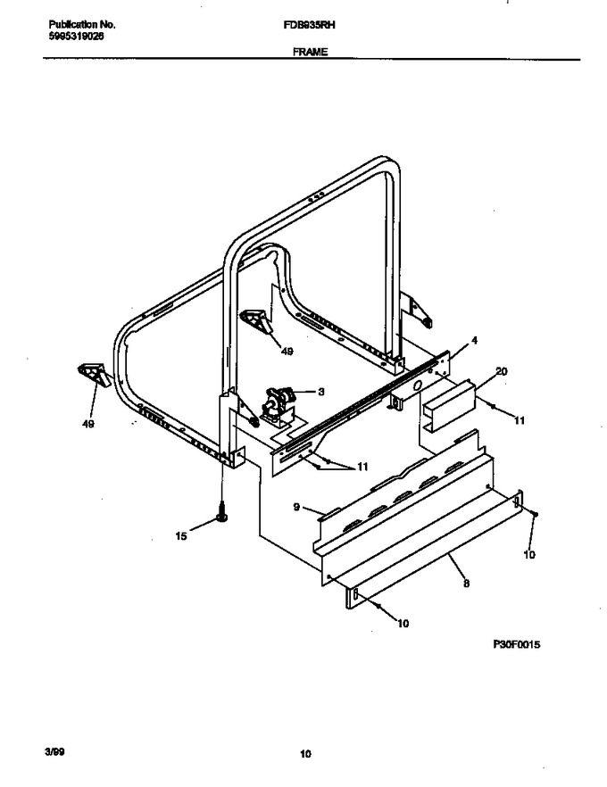 Diagram for FDB935RHB0
