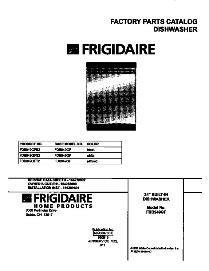 Diagram for FDB949GFB2