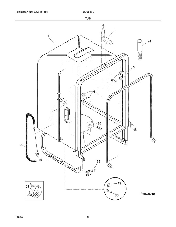 Diagram for FDB954SDS0