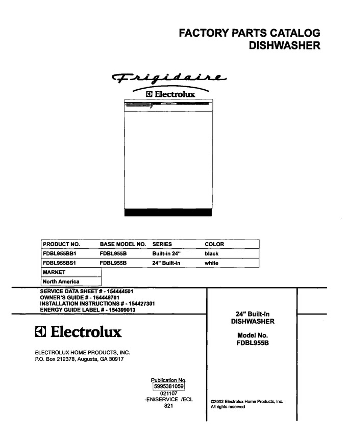 Diagram for FDBL955BS1