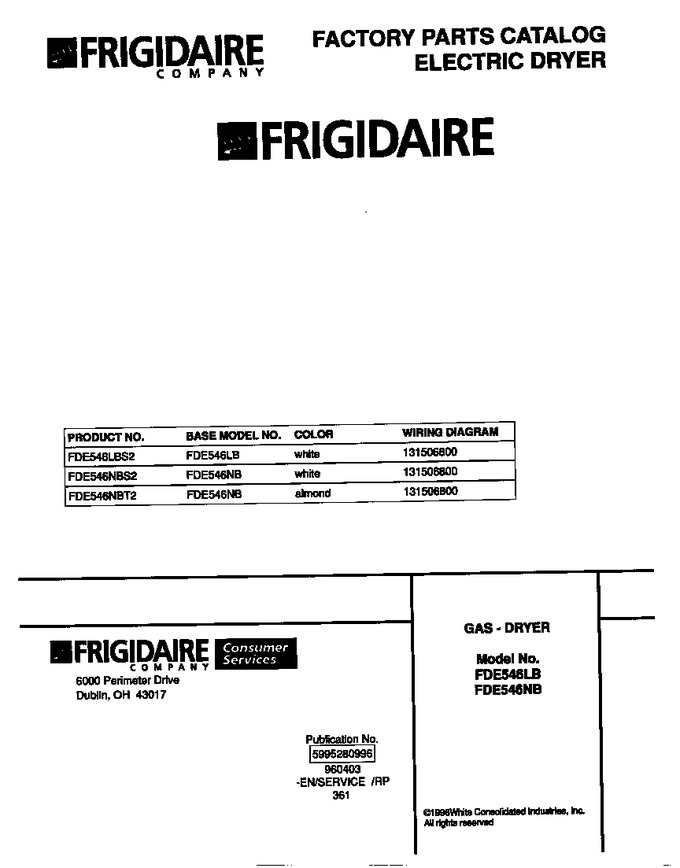 Diagram for FDE546NBS2