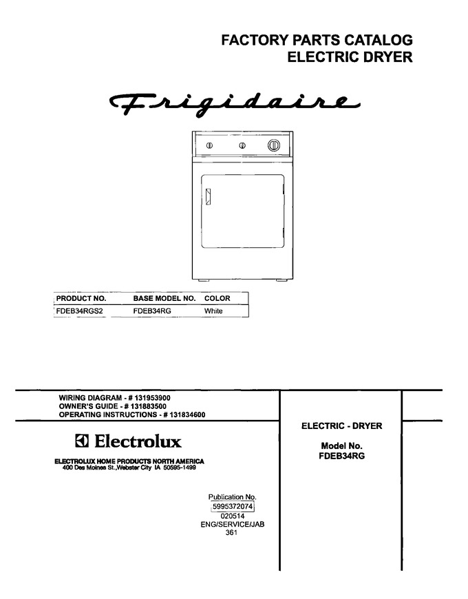 Diagram for FDEB34RGS2