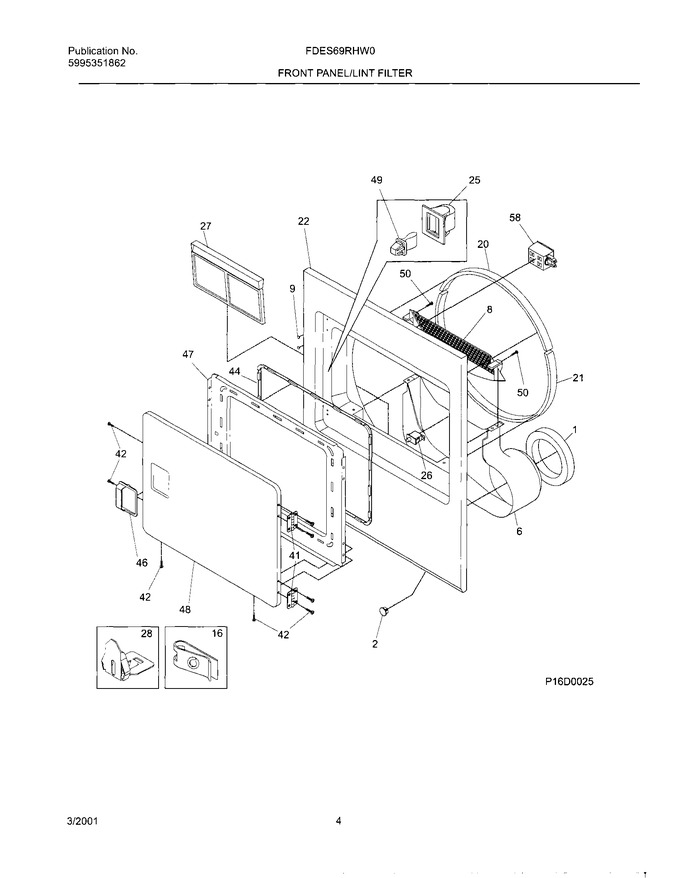 Diagram for FDES69RHW0