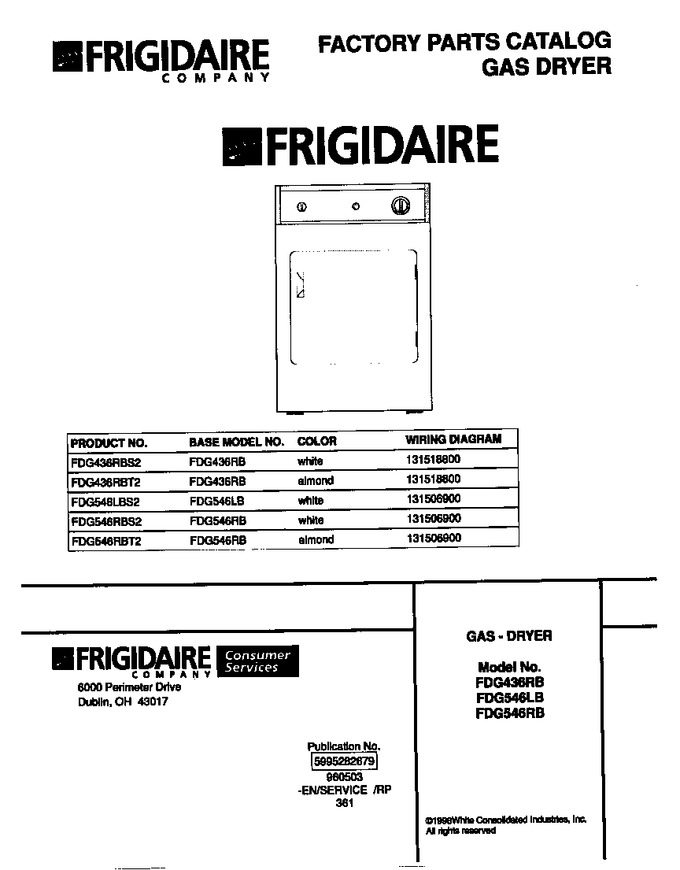 Diagram for FDG546RBS2
