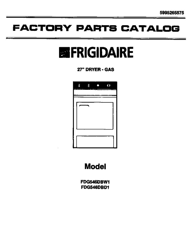 Diagram for FDG546DBW1