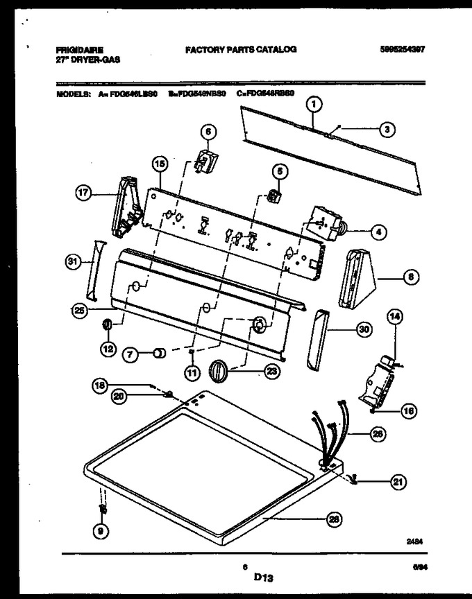 Diagram for FDG546NBS0