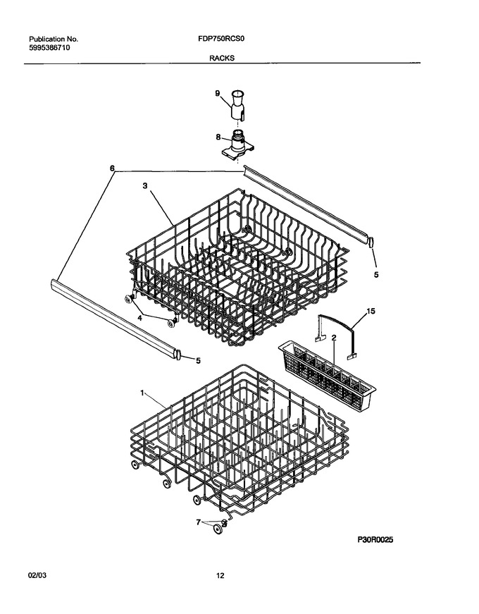 Diagram for FDP750RCS0