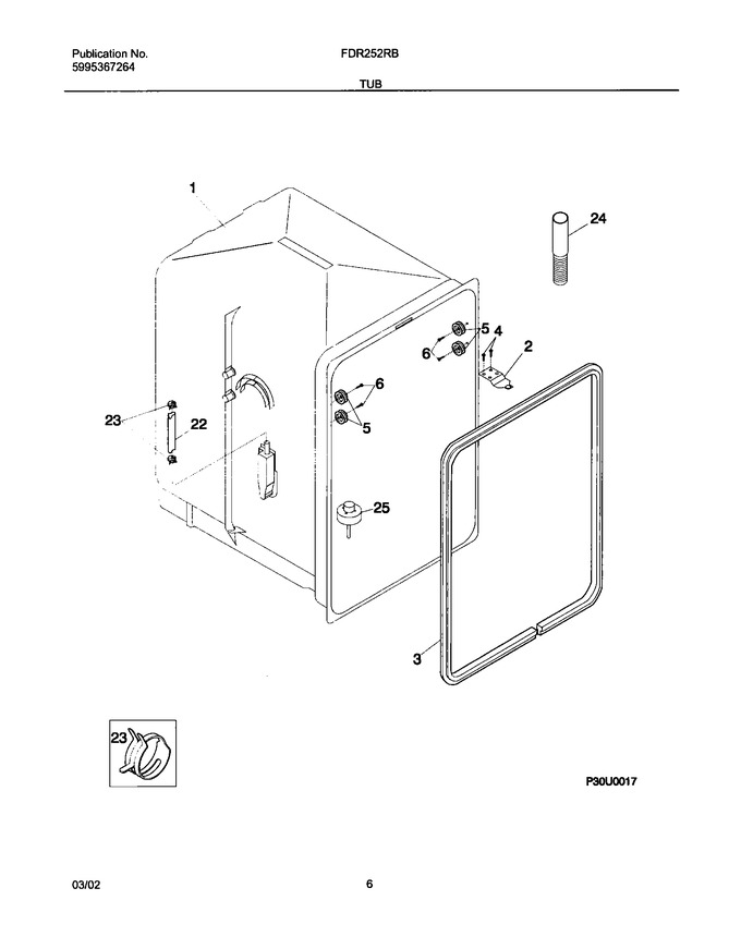 Diagram for FDR252RBB0