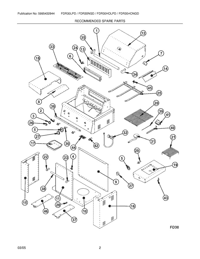 Diagram for FDR30HOLPDC