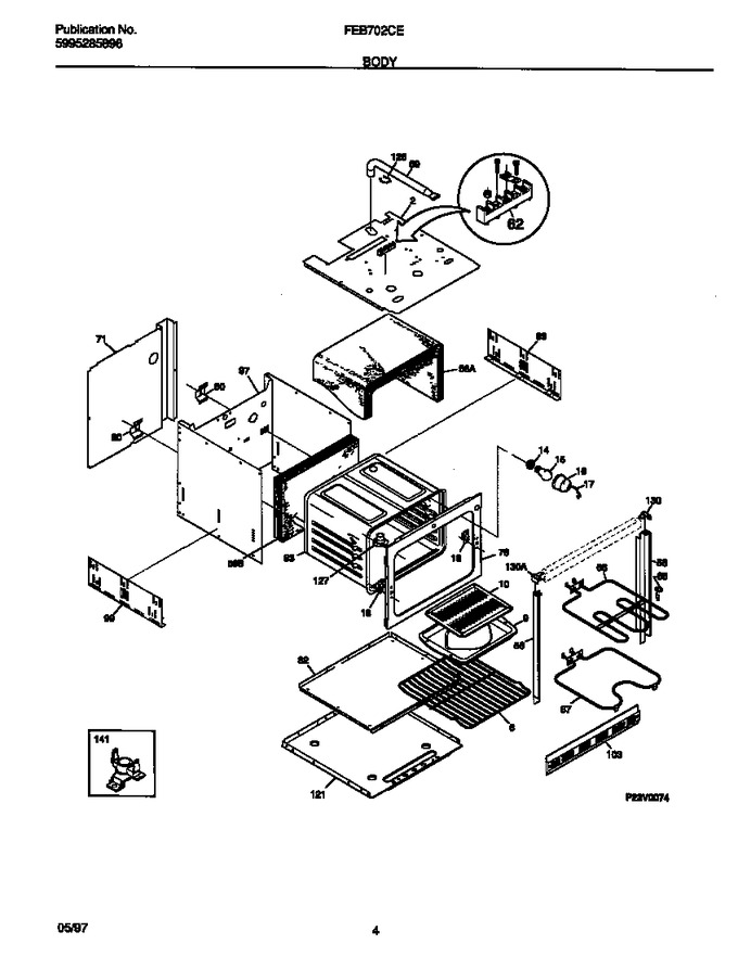 Diagram for FEB702CESA