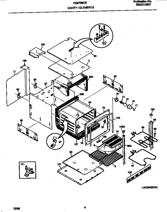 Diagram for FEB702CESF