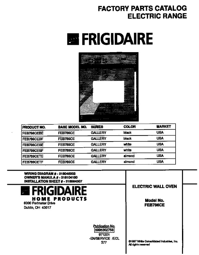 Diagram for FEB786CETF