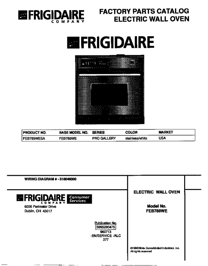 Diagram for FEB789WESA