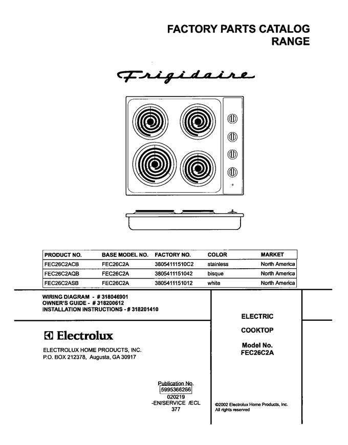 Diagram for FEC26C2AQB