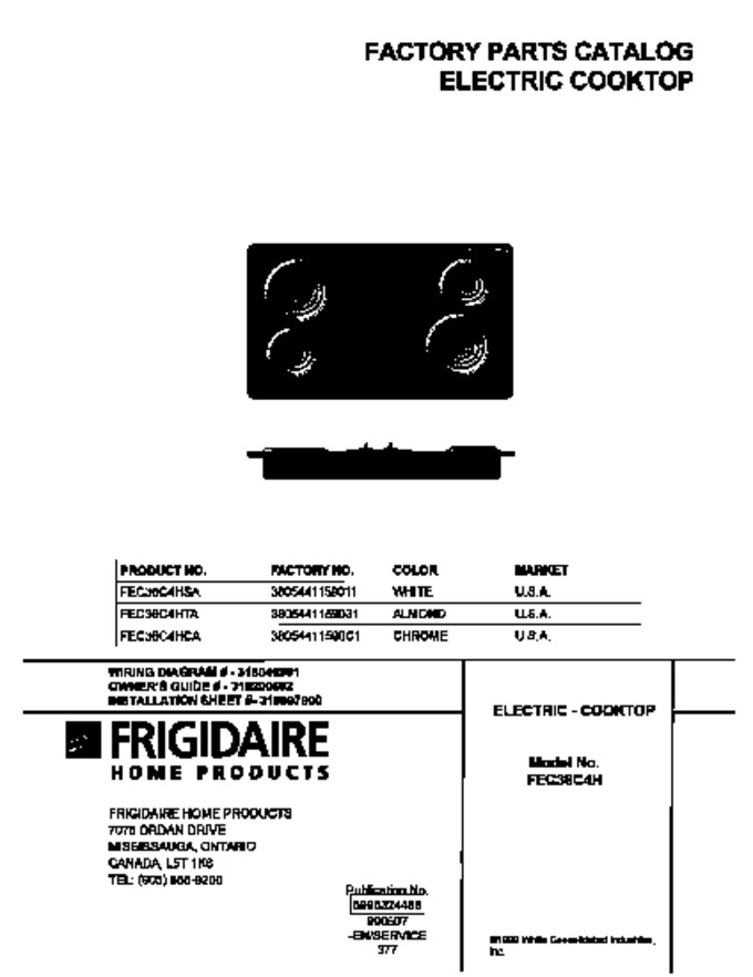 Diagram for FEC36C4HSA