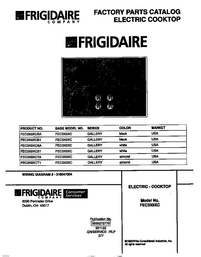 Diagram for FEC3X9XCTA