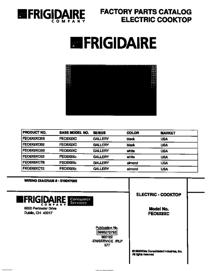 Diagram for FEC6X9XCT2