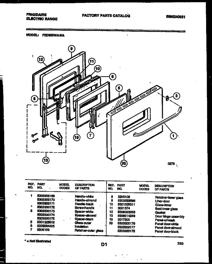 Diagram for FED300WAWA