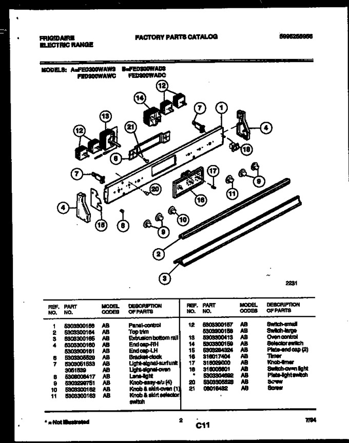Diagram for FED300WAD3