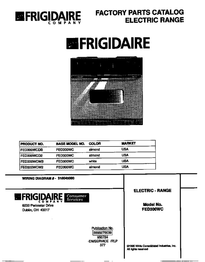 Diagram for FED300WCW2