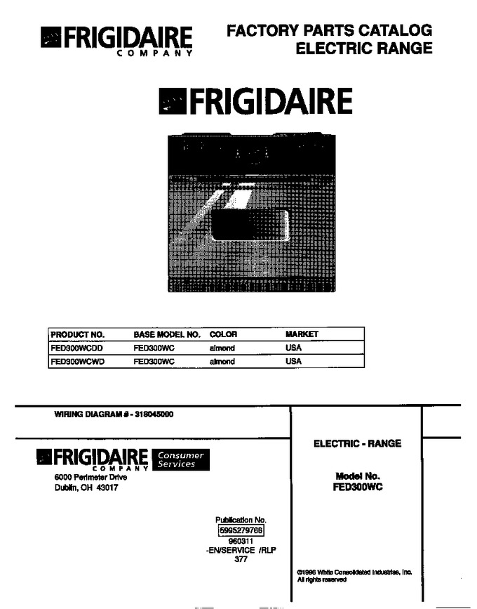 Diagram for FED300WCDD