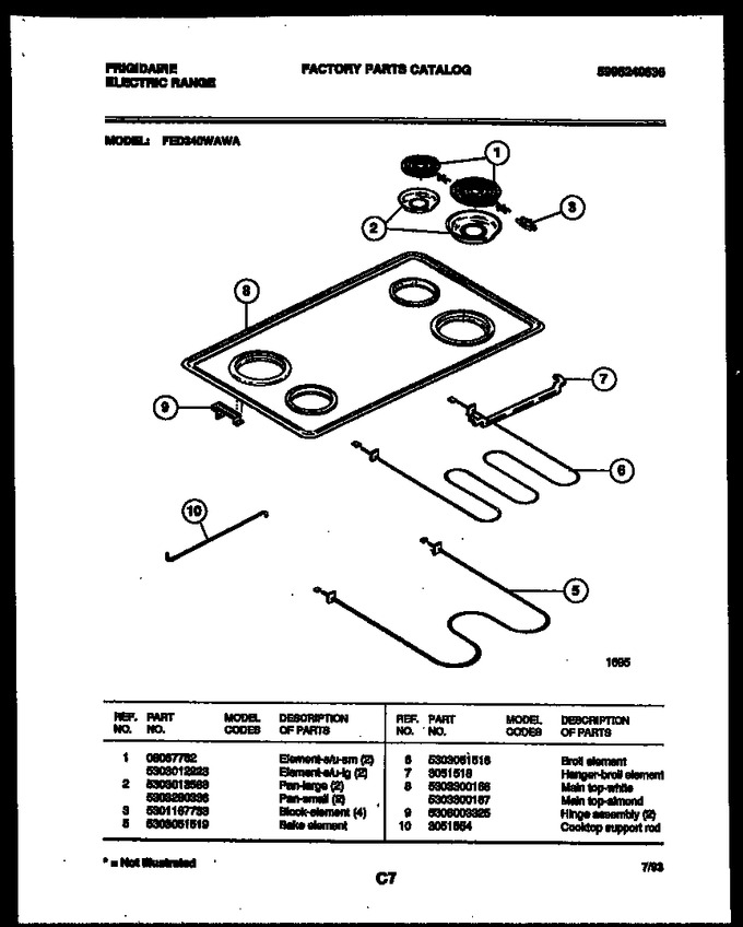Diagram for FED340WADA