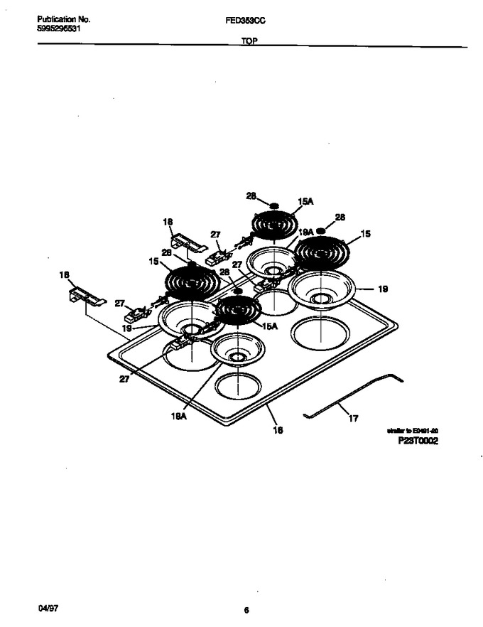 Diagram for FED353CCWC