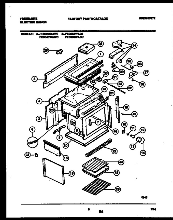Diagram for FED353WAW3
