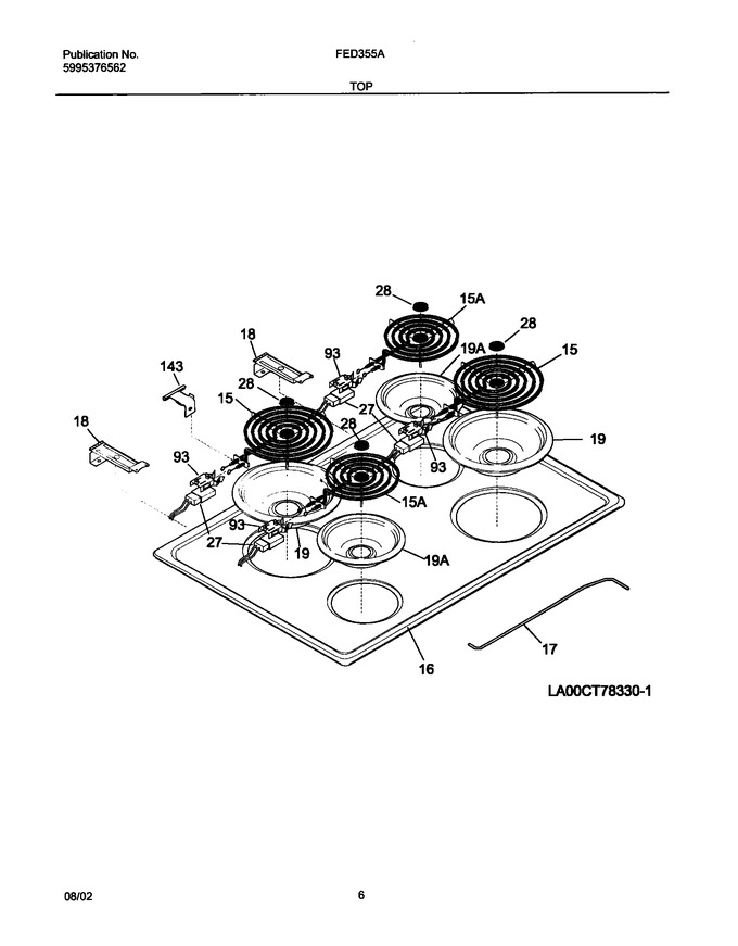 Diagram for FED355ASE