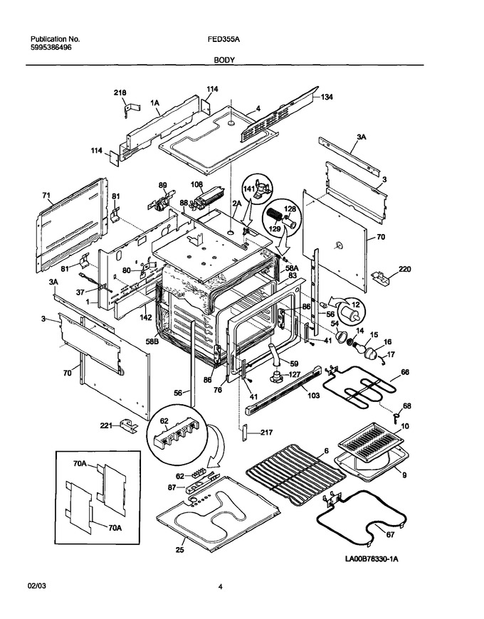 Diagram for FED355ASF
