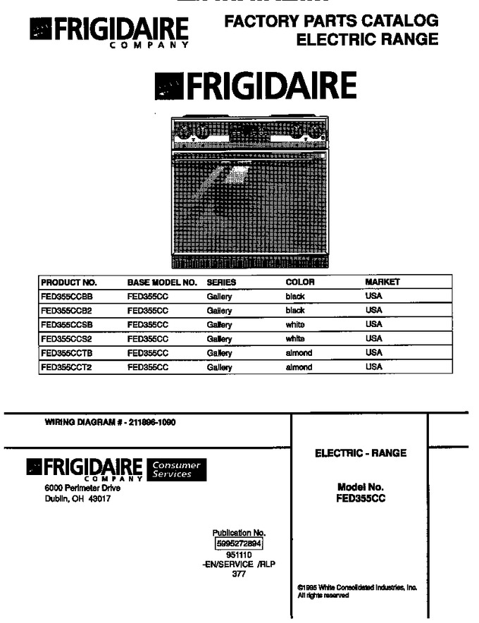 Diagram for FED355CCB2