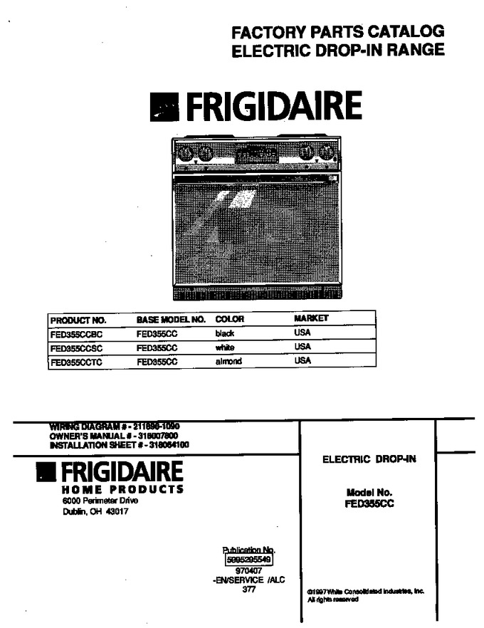 Diagram for FED355CCBC