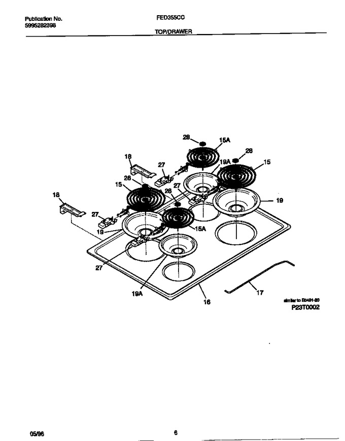 Diagram for FED355CCTE