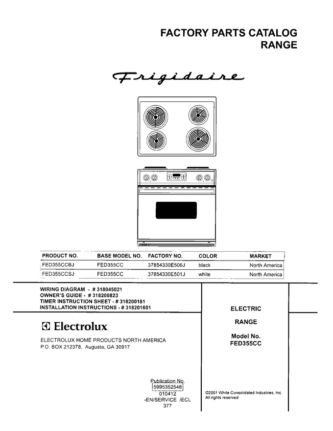 Diagram for FED355CCSJ