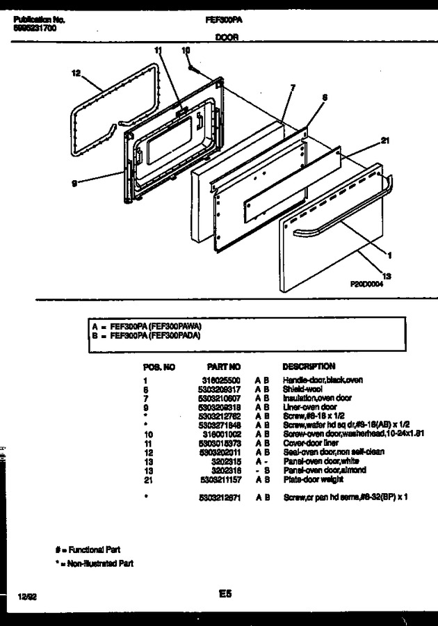 Diagram for FEF300PADA