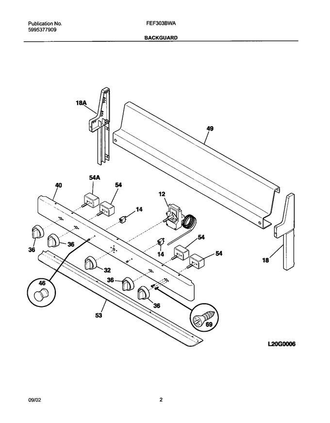 Diagram for FEF303BWA