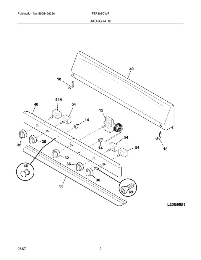 Diagram for FEF303CWF