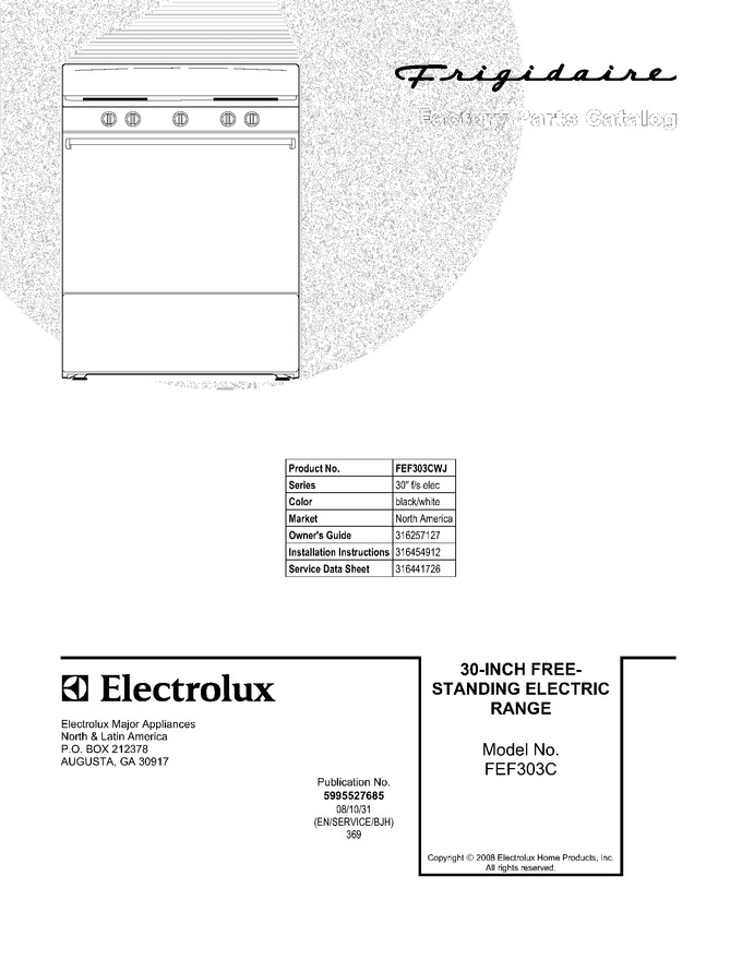 Diagram for FEF303CWJ