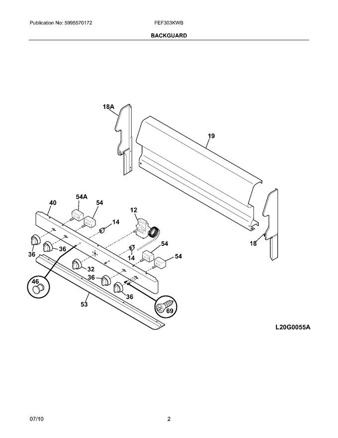 Diagram for FEF303KWB