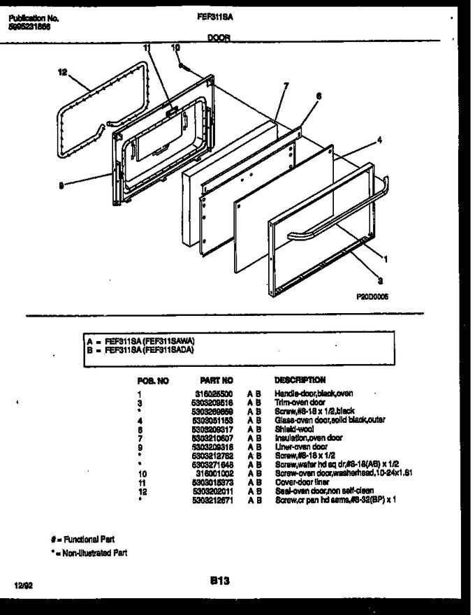 Diagram for FEF311SAWA