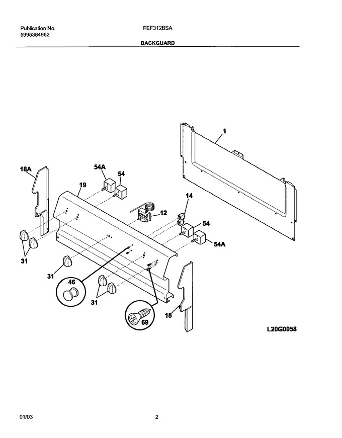 Diagram for FEF312BSA