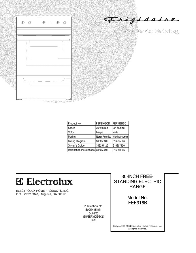 Diagram for FEF316BQD