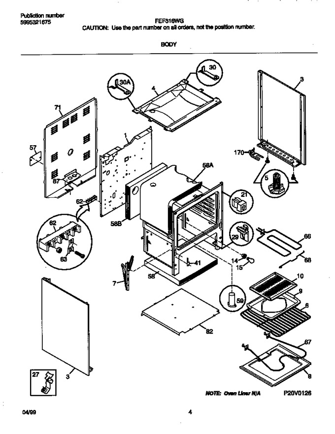Diagram for FEF316WGTB